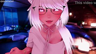 horny catgirl wants to breed her catboy