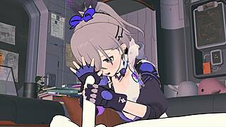 honkai star rail silver wolf late night gaming and sex