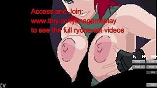 hentai game with hot red haired lady and her hero