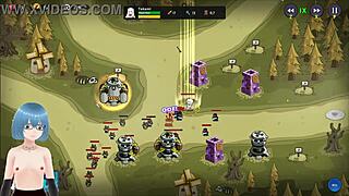 do you want to see beautiful mystic defenders gameplay with big tits