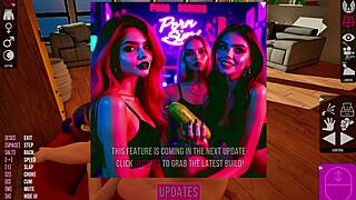 porn sim rough hentai game with chubby goth girl