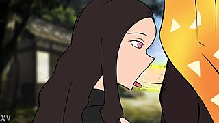 Nezuko Gives A Sloppy Blowjob To A Big Cock