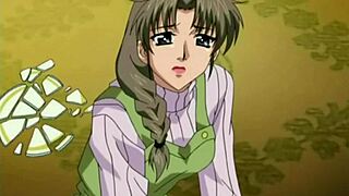 Hentai brunette gets fucked by servant