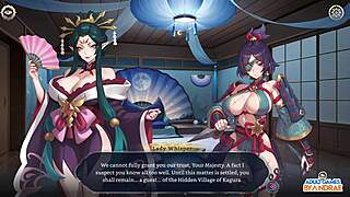 harem fantasy kinky ninja scroll gameplay entering village