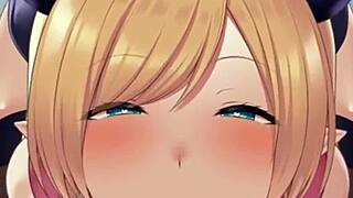 yuzuki choco blowjob animation
