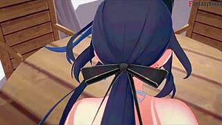 clorinde fucked in bikini genshin impact fantasy