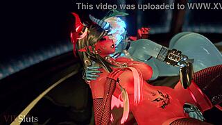 vipsluts succubus gently touches her girlfriend until she feels good