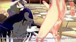 Albedo Fucking In Overlord 3d Scene