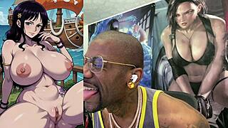Nico robin squirts at club with giant
