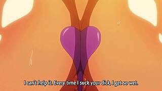 Hentai teen gets rewarded by hottie
