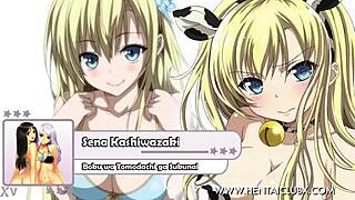 Anime girls bikini contest group one