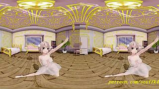 Vr mmd uimama dances sexy in 3d hololive hentai