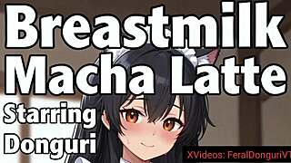 Hentai Slut Drinks Breastmilk Macha Latte