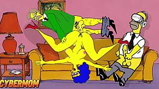 Cuckold Fantasies My Slut Wife Cheats On Me With Other Men Cartoon Simpsons Parody Compilation