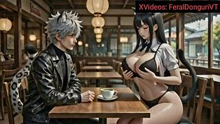 Hentai Slut Drinks Breastmilk Macha Latte