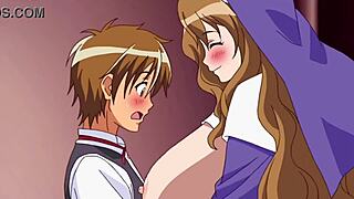 hentai teen fucks hot horny nun in church