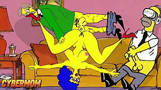 Cuckold Fantasies My Slut Wife Cheats On Me With Other Men Cartoon Simpsons Parody Compilation
