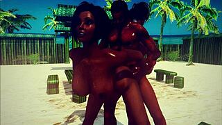 Kaylie and Erica Jackson family vacay