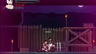vampire girl seduces and fucks enemies in hentai game vampires knight