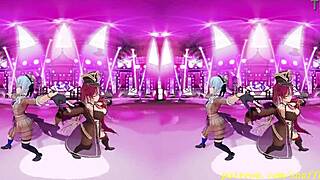 Vr180 mmd suiseimarine dance hololive hentai