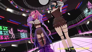 novr mmd chihavivi dances in 3d hololive hentai