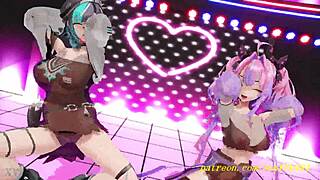 novr mmd chihavivi dances in 3d hololive hentai