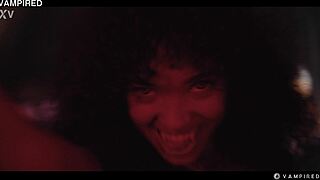Ebony Vampire Rough Lesbian Domination Play