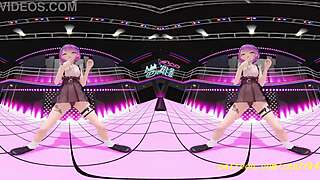 vr180 mmd towa dance animation