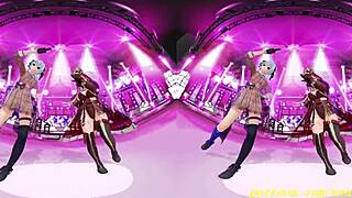 Vr180 mmd suiseimarine dance hololive hentai