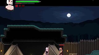 vampire girl seduces and fucks enemies in hentai game vampires knight