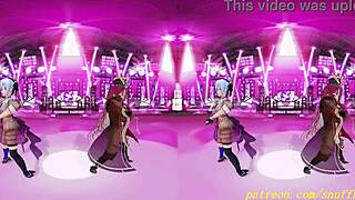 Vr180 mmd suiseimarine dance hololive hentai