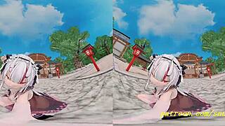 Vr180 mmd ayame dance 3d hololive hentai