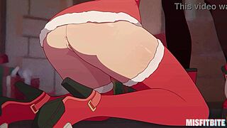 Elphelt Rides Bridget Hard For Creampie Orgasm In Guilty Gear!
