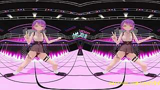 vr180 mmd towa dance animation