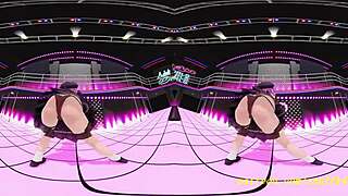 vr180 mmd towa dance animation