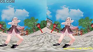 Vr180 mmd ayame dance 3d hololive hentai