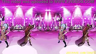 Vr180 mmd suiseimarine dance hololive hentai