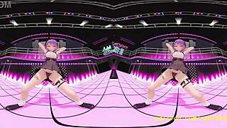 vr180 mmd towa dance animation