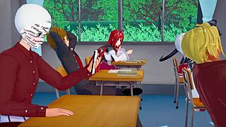 hs dxd ntr madness coming inside rias akeno asks for more