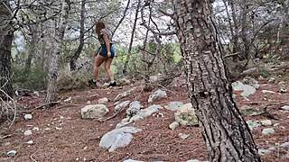 a lucky voyeur watches outdoor action