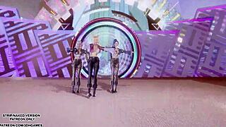 Mmd kard - gunshot - ahri kaisa & evelynn sexy kpop dance league of legends hentai uncensored 4k 60fps