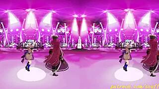 Vr180 mmd suiseimarine dance hololive hentai