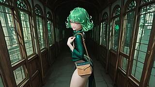tatsumaki gets fucked hard in every position by huge black cock
