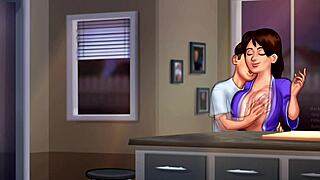 Stepmom quietly watches the scene unfold without a single word