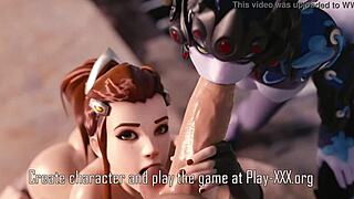 brigitte overwatch futanari anal compilation fun