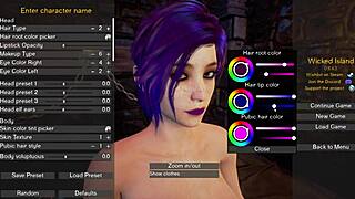 gameplay wicked island character creation
