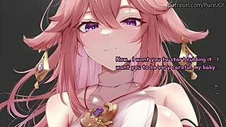 Special feminization training with your girlfriend yae miko femdom joi