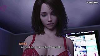 wow that innocent virgin teen cousin gets so horny watching the movie with her perfect body
