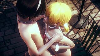 yaoi femboy gets hard sex from another femboy