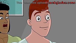 The robot eater in gay cartoon sex